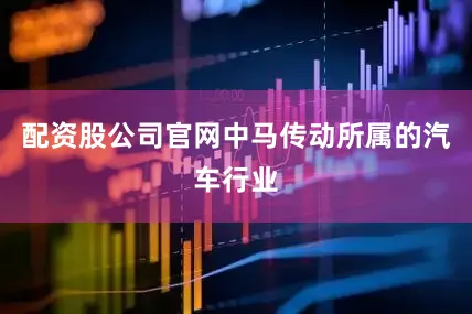 配资股公司官网中马传动所属的汽车行业