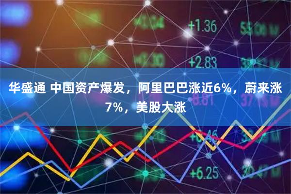 华盛通 中国资产爆发，阿里巴巴涨近6%，蔚来涨7%，美股大涨